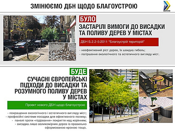 В Украине полностью изменят нормы высадки и полива деревьев, - Минрегион - Copyright https://news.pn