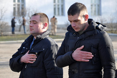 В Николаеве 50 военнообязанных в рамках четвертой волны мобилизации отправились служить в ВДВ - Copyright https://news.pn