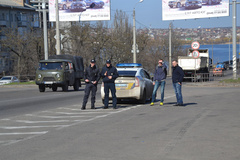 В Николаеве утром, 19 марта, сотрудники патрульной полиции с помощью камер видеонаблюдения городской системы «Безопасный город» выявляют нарушителей Правил дорожного движения.