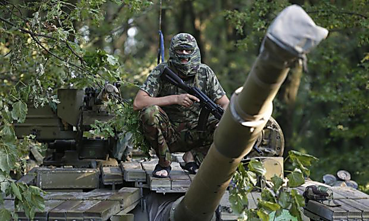 War of Russia against Ukraine: Fighters on 27 tanks go towards Debaltsevo