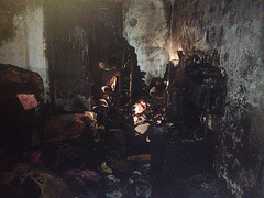 В городе Южноукраинске в ночь на 15 марта произошел пожар в квартире на пятом этаже пятиэтажного жилого дома по улице Дружбы народов.
