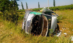В Березанском районе Николаевской области в воскресенье, 26 июня, произошло ДТП с участием «Renault Duster» и микроавтобуса «Газель», в результате чего восемь  пассажиров микроавтобуса, в том числе и несовершеннолетние, были госпитализированы.