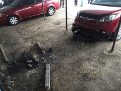 В ночь на 21 марта на автомобильной стоянке в Вознесенске Николаевской области произошел взрыв возле автомобиля «Honda CR-V», который принадлежит местному фермеру.
