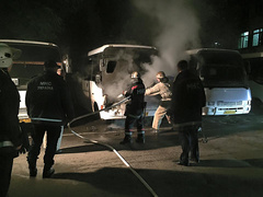 В Николаеве на автовокзале загорелся автобус. Сотрудникам ГСЧС в Николаевской области удалось оперативно его потушить.