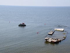 В Николаевской области пиротехники Главного управления ГСЧС провели плановые работы по приведению в безопасное состояние акватории Черного моря и береговой территории, в результате которых было обезврежено 152 взрывоопасных предмета.