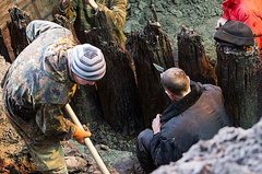 В Киеве во время раскопок на Почтовой площади археологи нашли целую улицу времен Киевской Руси.