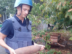 В Очаковском районе Николаевской области местный житель нашел артиллерийский снаряд.