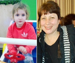 Пропавшие без вести 54-летняя жительница Николаева Людмила Соколова и ее четырехлетняя внучка Софья нашлись в городе Каховка Херсонской области.