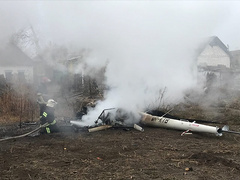 В понедельник, 21 октября, возле села Тарасенкового Полтавской области упал вертолет, в результате чего один человек погиб.