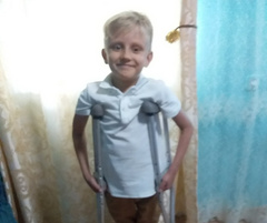 В Николаевской области 7-летний Никита Кривошеев из села Марьяновка Арбузинского района нуждается в помощи, ему собирают деньги уже на вторую операцию.