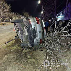 У Вознесенську зіштовхнулись три автівки – дві автівки перекинулись, один із водіїв загинув - Copyright https://news.pn