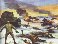 Знаменитая история о подвиге 28 красноармейцев-панфиловцев, ценой собственной жизни задержавших продвижение немецких танков во время обороны Москвы в ходе Второй мировой войны, была придумана журналистами.