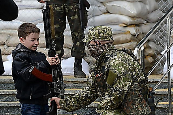 Фото блокпоста военных