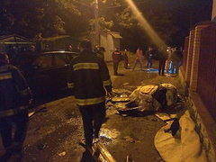 В Умани Черкасской области спасатели ликвидировали пожар в доме, в котором арендовали квартиру хасиды.