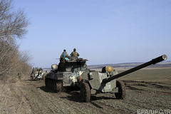 Украинская сторона, в соответствии с Минскими соглашениями, отвела все тяжелое вооружение от линии разграничения в зоне проведения антитеррористической операции.