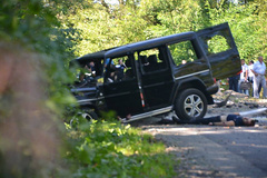 Взрыв внедорожника «Mercedes-Benz» во Львовской области предположительно был попыткой покушения на бизнесмена Богдана Копытко, который остался жив после покушения.