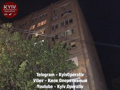 Ночью 14 октября в одном из жилых домов Киева произошл взрыв.