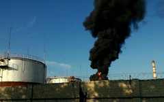 В Саратове произошел пожар на территории нефтеперерабатывающего завода, принадлежащего Роснефти.