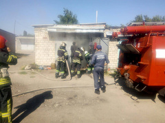 В Николаеве 4 июля произошел пожар в гаражном кооперативе «Мир» на Херсонском шоссе.