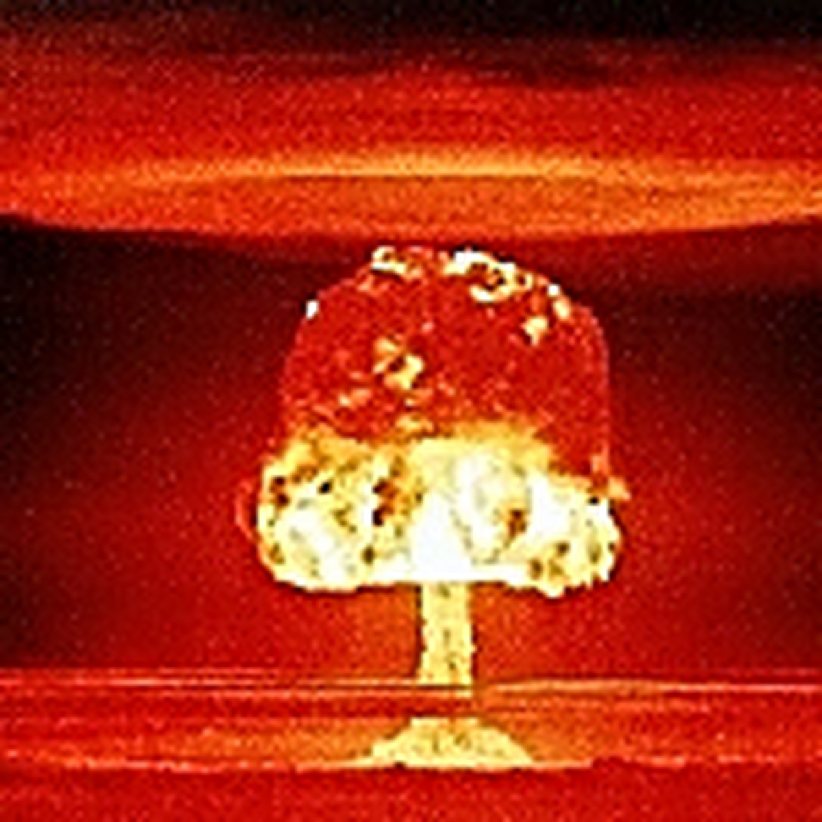 Nuclear explosion in the Kharkov area