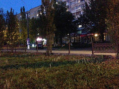 В Николаеве на проспекте Ленина пропало около десятка секций металлического ограждения.