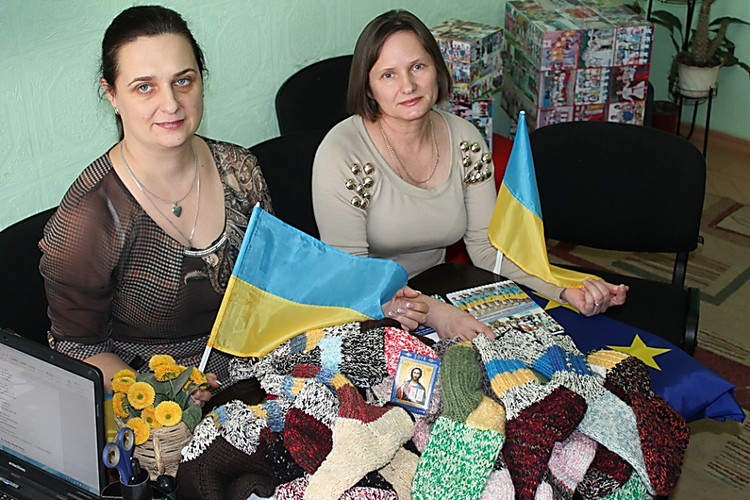 В Киевской области дети дарят обереги солдатам АТО