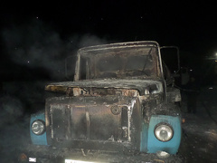 Во вторник, 8 января, на улице Центральной в городе Снигиревка горел автомобиль ГАЗ-52, припаркованный в гараже.