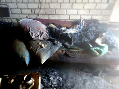 Во вторник, 14 мая, в Баштанке во время пожара частного дома погиб мужчина.