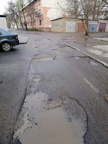 Николаевцы жалуются на ужасное состояние дороги по улице Школьная, на ...