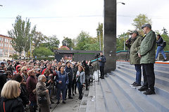 В Киеве в воскресенье, 29 сентября, состоялся Марш памяти, посвященный трагедии еврейского народа, которая произошла в 1941-1943 годах в Бабьем Яру.