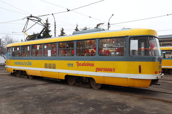 Шукайте «валентинку»: У Миколаєві на маршруті №6 курсуватиме святковий «Трамвайчик закоханих» - Copyright https://news.pn