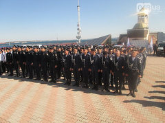 В Одессе прошла торжественная церемония празднования первой годовщины  образования Национальной полиции в Украине.