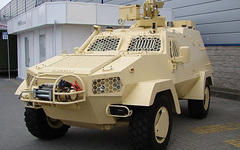 В мае на международный военной выставке IDET 2015 в чешском городе Брно показали модернизированный украинско-польский бронеавтомобиль Онцилла