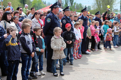 В Николаеве в субботу, 9 мая, на площади перед Дворцом культуры «Молодежный» устроили праздник для ветеранов и жителей города «Победа - одна на всех».